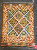 Chobi kilim, 90cm x 64cm