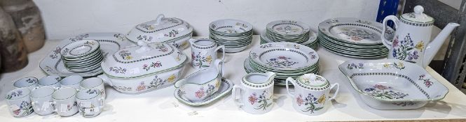 Spode Fine Stone china 'Summer Palace' pattern part dinner and coffee-service, printed marks,