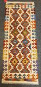 Chobi kilim runner, 154cm x 58cm