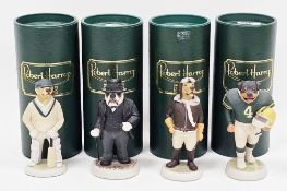 Four boxed Robert Harrop Doggie people figures, comprising Labrador (CC36b), Rottweiler American