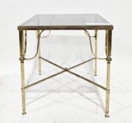 In the manner of Maison Jansen of Paris a mid-century neo-classical style square side table having a