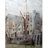 Alfred Percy Friend (early 20th century) Two watercolours on paper Boats at Looe, Cornwall, 30cm x