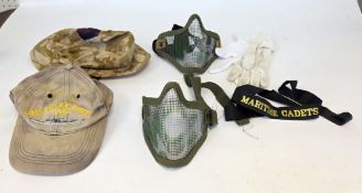 Mixed lot of Royal Navy and Army clothing including six pairs of Royal Navy blue thin men's