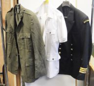 Two British Army no.5 dress lovat jackets, one size 176/112/96 and the other 176/108/92 together