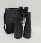 Set of Sakura 30x-260x160 zoom binoculars, 38cm long in a black canvas bag