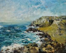 Patricia M. Cox (20th century) Oil on board 