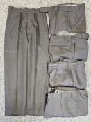 17 pairs of Royal Navy black trousers, men's and women's including 10 pairs of men's working