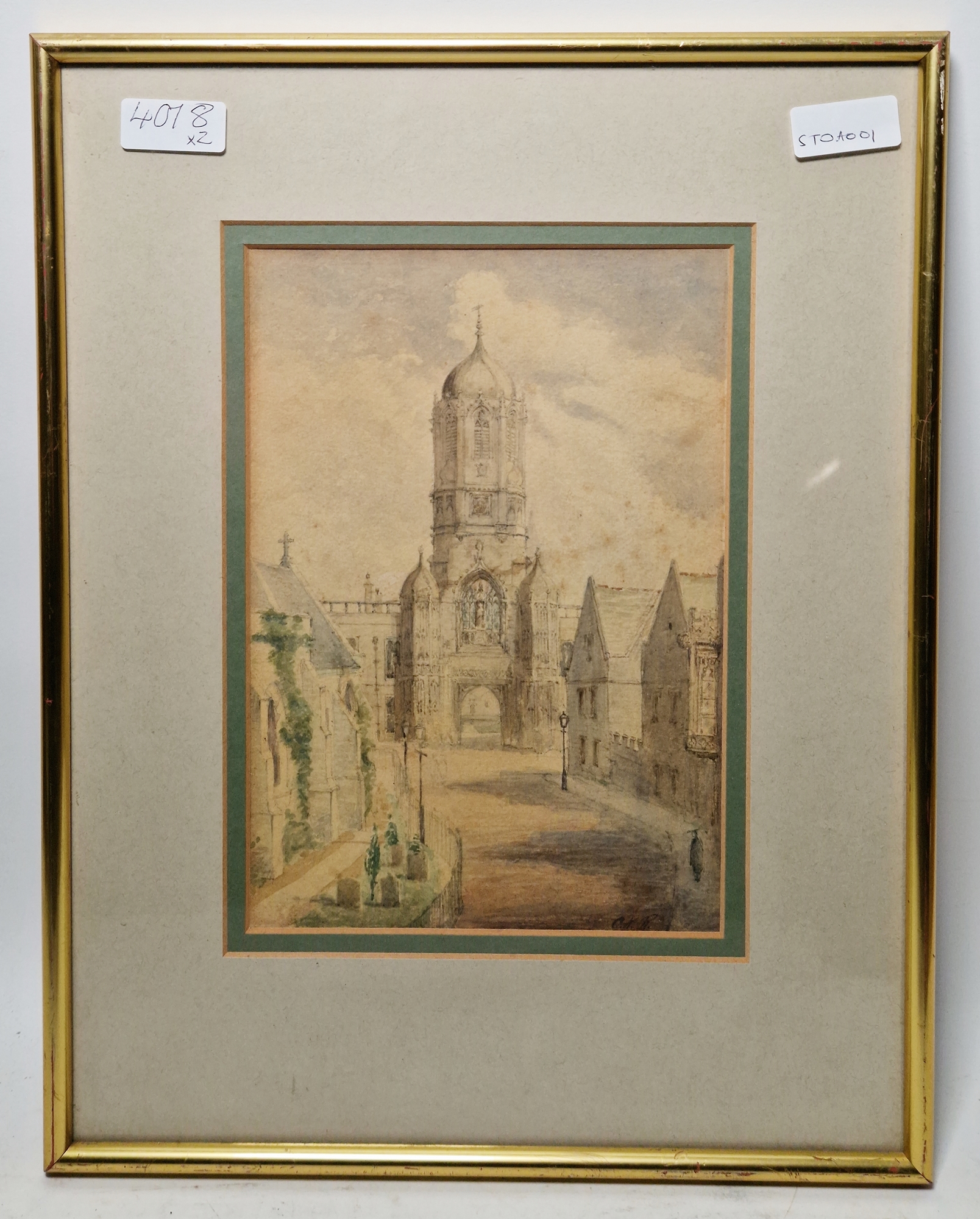 William Walcot (1874-1943) Etching Marsham Street, London, signed lower right, framed and glazed, - Image 5 of 6