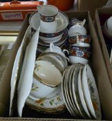 Quantity tea china and other decorative china, ceramic casket, Japanese eggshell tea china, etc (5