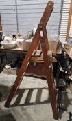 Vintage Slingsby A-frame ladder