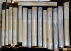 Four boxes of bound copies of the Penny Cyclopedia, Charles Knight, varying dates and bindings