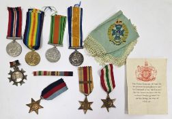 WWI British war medal and Victory medal, awarded to Private A W J Rolph, Essex regiment, 32392,
