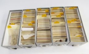 Large collection of cartes de visites, indexed by surname of photographer, mainly Victorian