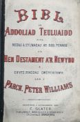Welsh language antiquarian volumes (2 boxes) Please see images Condition Report