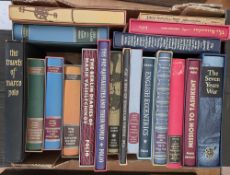 Folio society, all within their slip cases to include:- Jerome K Jerome, Bernard Lewis, William