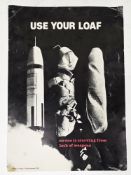 Three 1980's anti-war and Red Wedge posters including 'Use Your Loaf. No-one is starving from lack