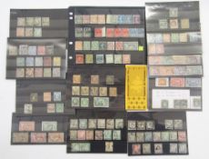 Stamps of France: Boxed mint and used accumulation in 5 albums and pack of definitives,