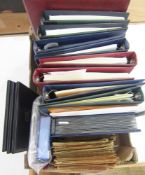 World stamps: Large box of mainly mint and used definitives and commemoratives including mint 1994