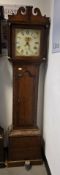 Early 19th century oak cased 30-hour longcase clock by Nicholas Daventry, 12