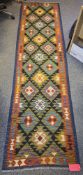Maimana kilim runner, 306cm x 82cm