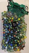 Large quantity of marbles