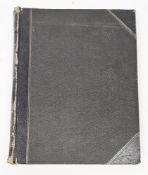 Early 20th century album of monograms, seals crests and heraldic devices including Scottish and