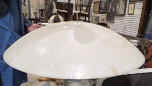 Italian Kartell opaque plastic ceiling light designed by Ferruccio Laviani, or circular form, 98cm