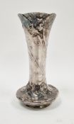 Christofle silver-plated Art Nouveau vase, circa 1900, stamped Christofle, numbered 1952805, of