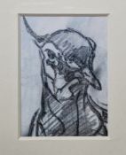 Eric Arnold Roberts Ennion (1900-1981) Pencil on paper Study of a bird's head, framed and glazed,