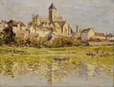 V. Delamere (20th century) Oil on canvas 