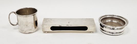 Edwardian silver matchbox holder, hallmarked Chester, 1906, makers marks for Stokes & Ireland Ltd,