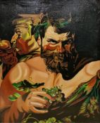 20th century school Oil on canvas Copy of 'Two Satyrs' after Peter Paul Rubens, unsigned, 76.5cm x