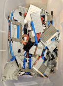Large quantity of part built and loose Lego sets to include 7190 Millennium Falcon, 8353 Slammer