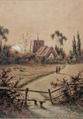 W. McCarthy-More (19th century) Watercolour 