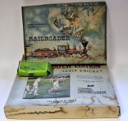 Subbuteo boxed international edition together with c.125 Training kit b, Subbuteo table cricket test