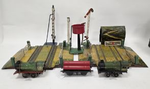 Hornby 0 guage to include 2 x 0-4-0 tank locomotive, boxed PR2/PL2 points, boxed 43041 CA2 Acute-