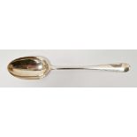 Victorian silver gravy spoon, with rattail, London, 1896, approx. 3/58 ozt