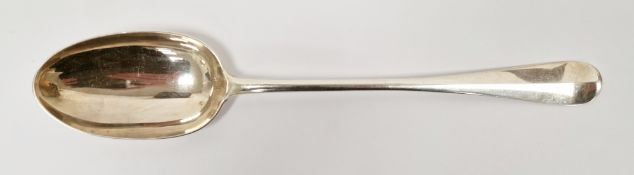 Victorian silver gravy spoon, with rattail, London, 1896, approx. 3/58 ozt