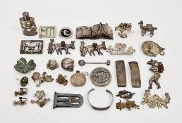 Taxco 925 silver-coloured metal panelled bracelet, Mexican silver-coloured metal and similar