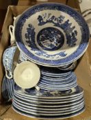 Collection of ceramics including a JG Meakin Amulet patterned part coffee and dinner service,