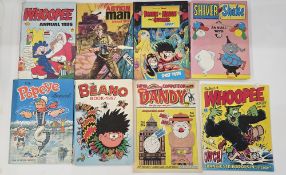Quantity of mid century and later comic annuals to include 'Topper', 'Beano'. 'Dandy', 'Shiver and