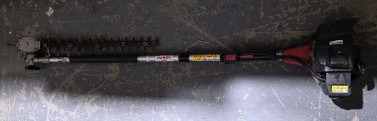 Kawasaki petrol long reach hedge trimmer, 150cm long (please note VAT will be payable on the hammer)
