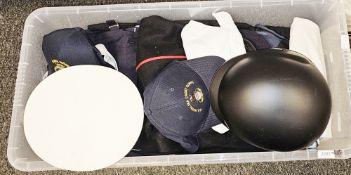 Mixed lot of Army and Navy clothing and other kit items including a Royal Naval white duck rating