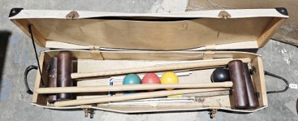Boxed Townsend 'The Standard' croquet set