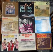 Mixed collection of vinyl LPs, singles and 78s including The Sound of Music, Gallagher and Lyle,