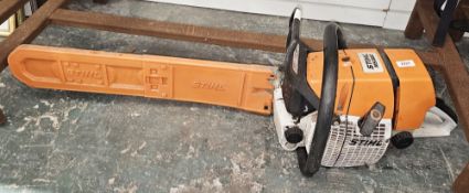 Stihl MS650 petrol chainsaw, 109cm long