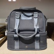 Set of four Cotswold Goldline size 1 bowling balls in a canvas case and two further bowling balls (