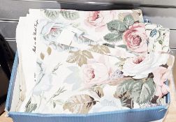 Upholstery fabric to include 'Chelsea' by Arthur Sanderson 1988, 220m long, beige upholstery fabric,