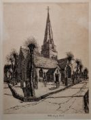 Robert Stanley Dent (1909-1991) Etching 