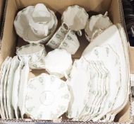 Collection of various part tea services and other ceramics including a Royal Albert Moonlight Rose